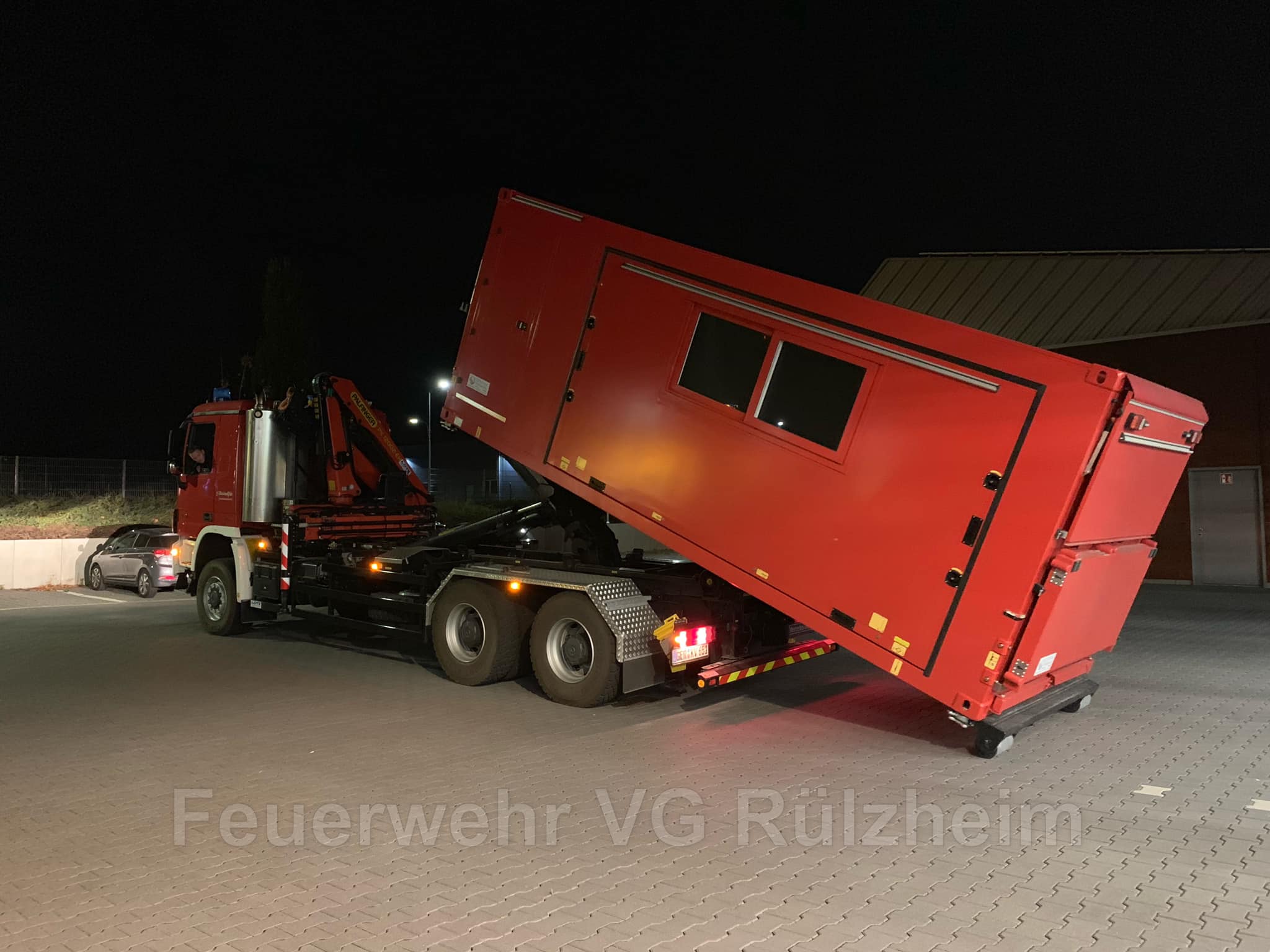 AB Führung mit Wechelladerfahrzeug