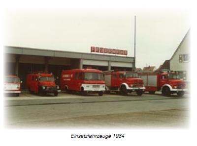 Einsatzfahrzeuge 1984