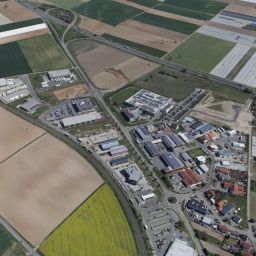 Luftbild Gewerbegebiet