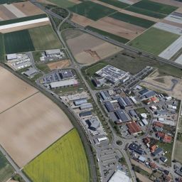Luftbild Gewerbegebiet