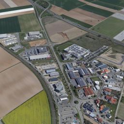 Luftbild Gewerbegebiet