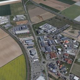 Luftbild Gewerbegebiet