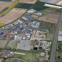 Luftbild Gewerbegebiet