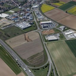 Luftbild Gewerbegebiet