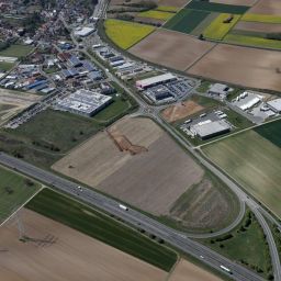 Luftbild Gewerbegebiet