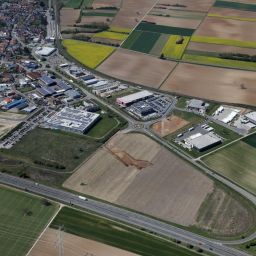 Luftbild Gewerbegebiet