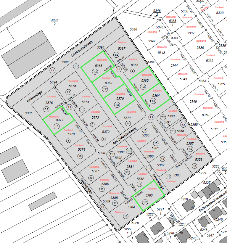 Lageplan Hördt Nord-West