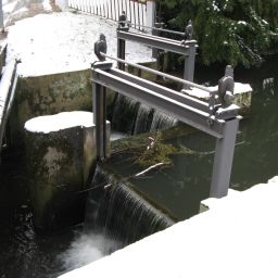 ehemaliges Stauwehr in der Bachgasse