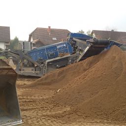 Bilder von der Erschließung des Baugebiets Süd E