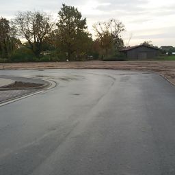 Bilder von der Erschließung des Gewerbegebiets Nord I.1