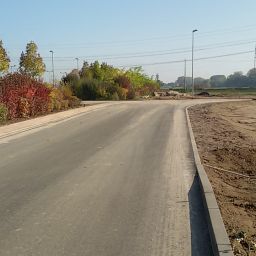 Bilder von der Erschließung des Gewerbegebiets Nord I.1