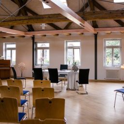 Blick in den unteren Saal des Bürgerhauses