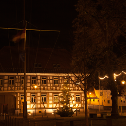 Bürgerhaus bei Nacht