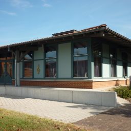 Hugo-Dörrler-Halle von außen