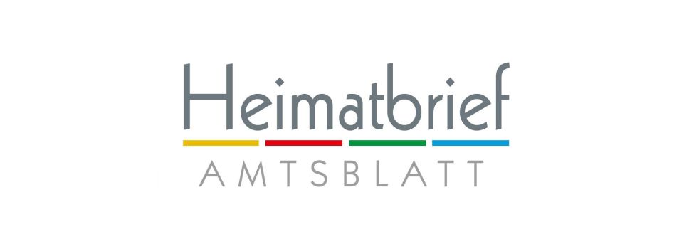 Headergrafik mit Text "Heimatbrief"
