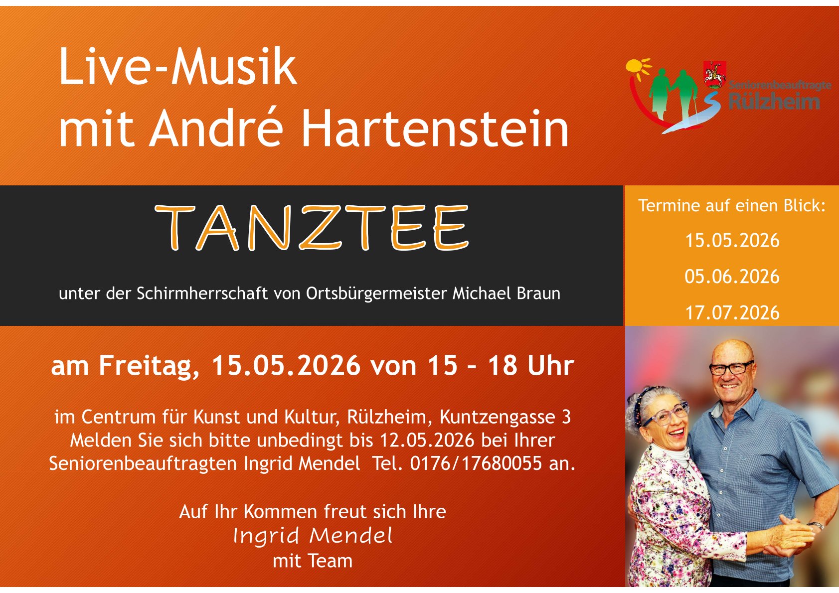 Einladung zum Tanztee