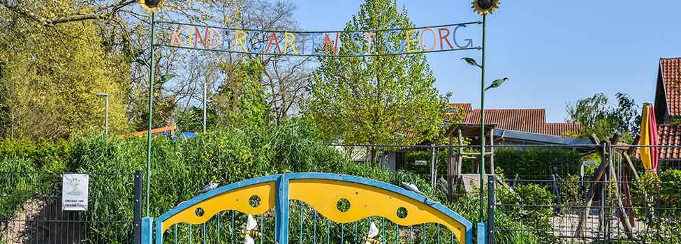Eingang der KiTa "St. Georg"