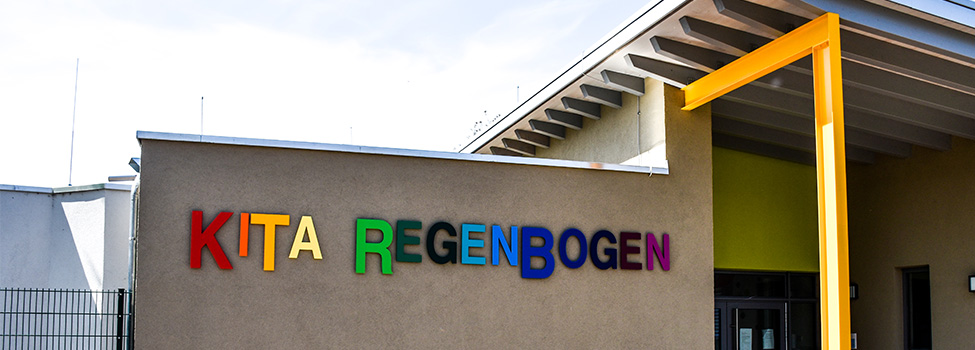 Eingang der KiTa Regenbogen