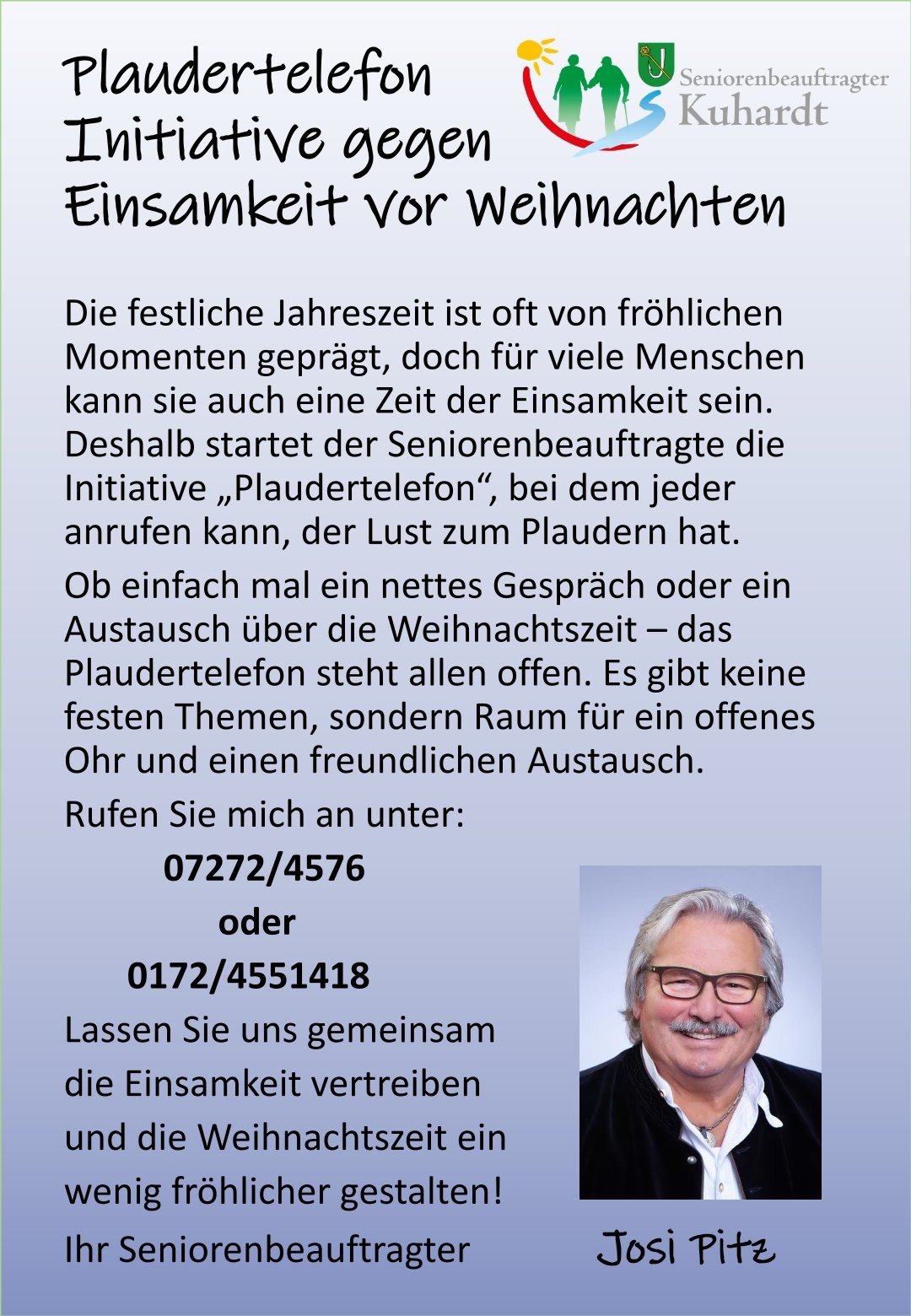 Plaudertelefon vor Weihnachten HB