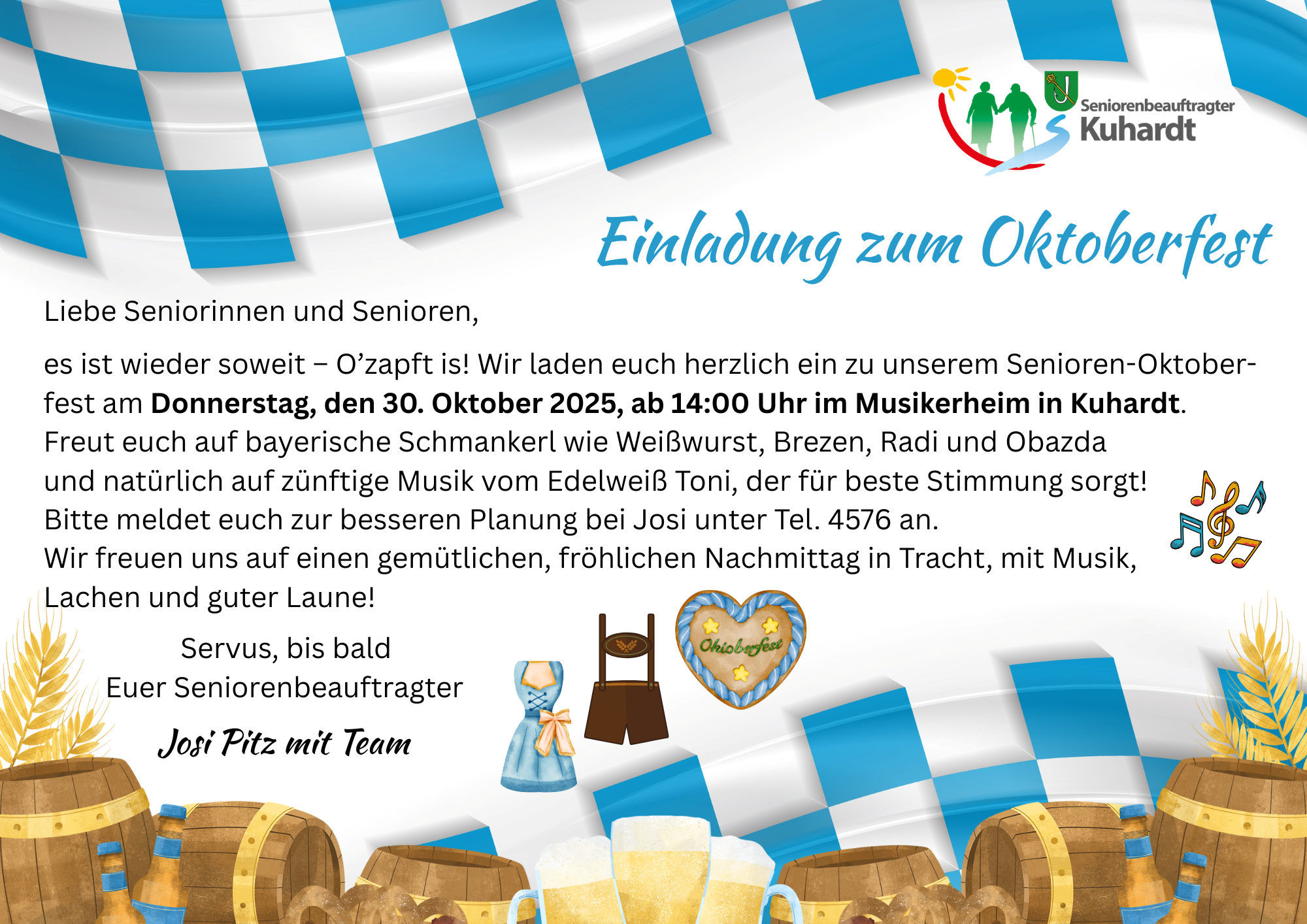 Oktoberfest Kuhardt Senioren