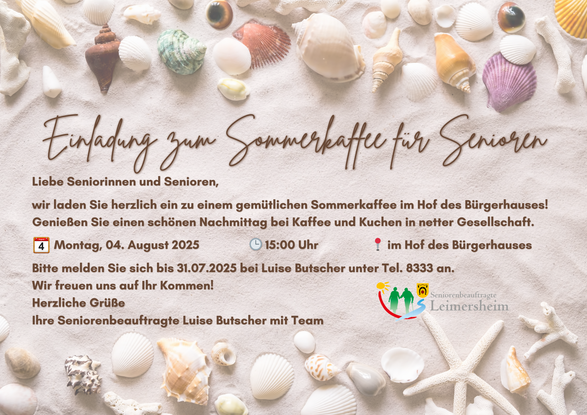 Senioren Leimersheim Sommerkaffee