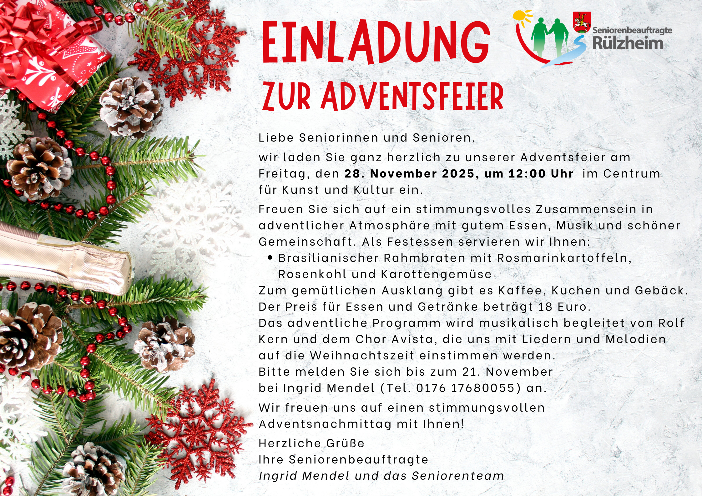 2025 11 28 Senioren Rülzheim Adventsfeier