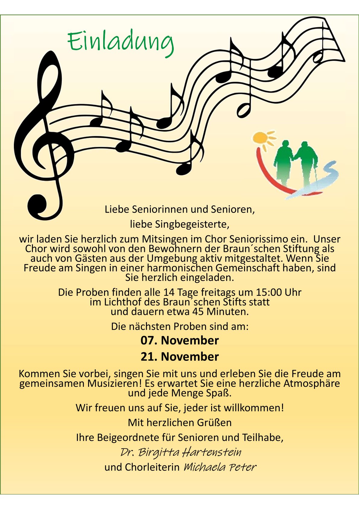 Chor Braunsche Stift