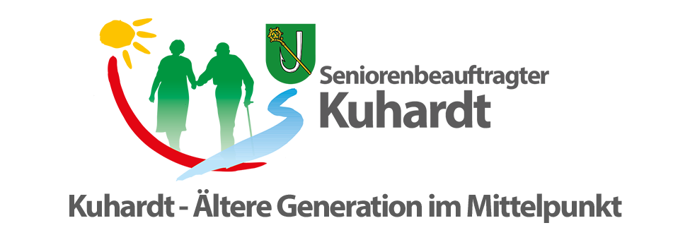 Headergrafik mit Logo der Seniorenarbeit und Text: "Ortsgemeinde Kuhardt - Ältere Generation im Mittelpunkt" Headergrafik mit Logo der Seniorenarbeit und Text: "Ortsgemeinde Kuhardt - Ältere Generation im Mittelpunkt"