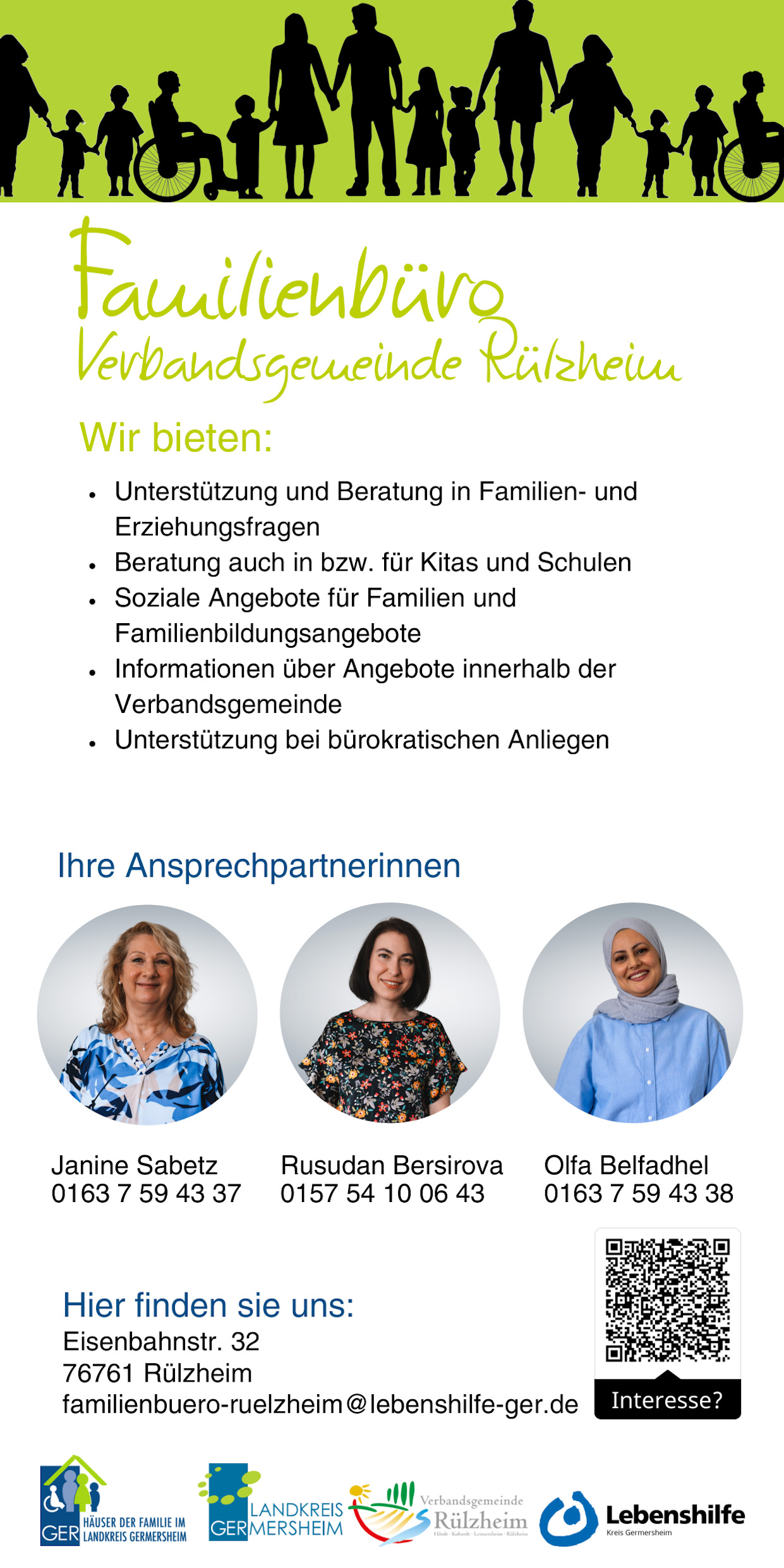 Flyer Familienbüro Rülzheim