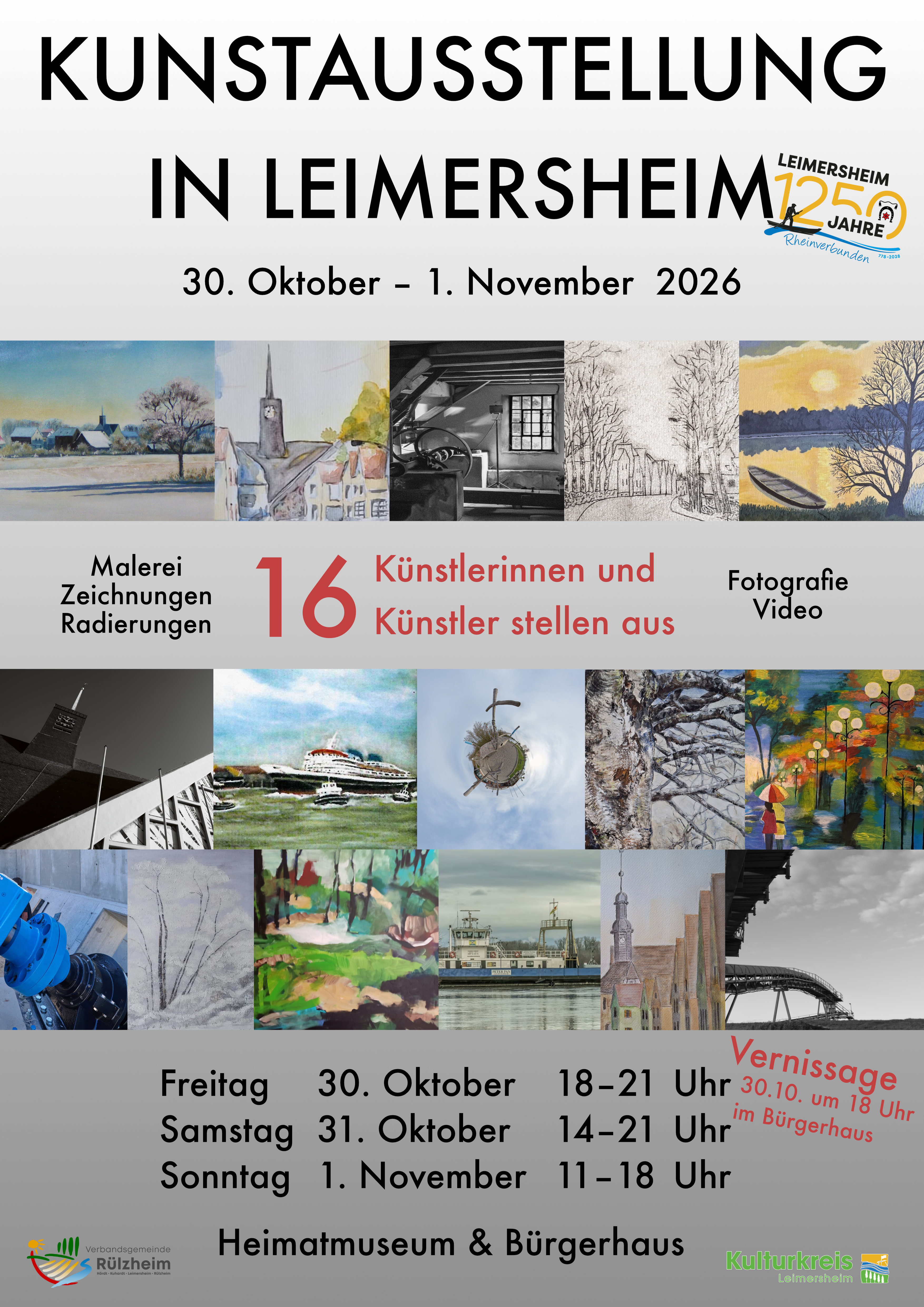 Plakat Kunstausstellung Plakat Kunstausstellung