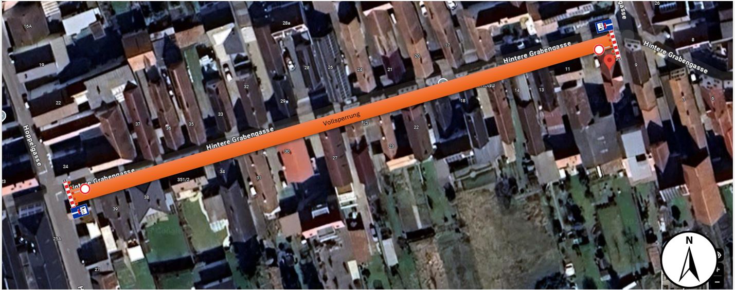 Vollsperrung Hintere Grabengasse