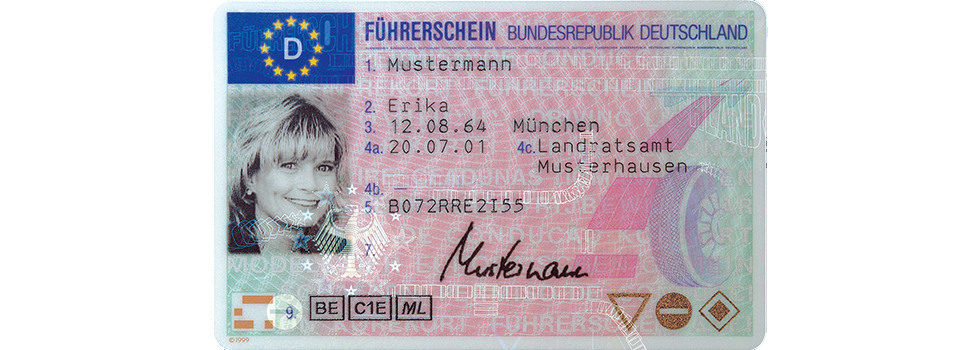 Symbolbild eines Führerscheins
