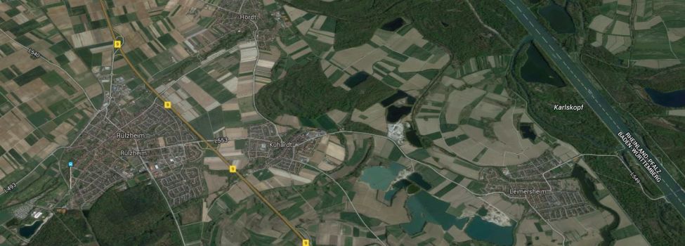 Luftbild der Verbandsgemeinde, Quelle:Google Maps
