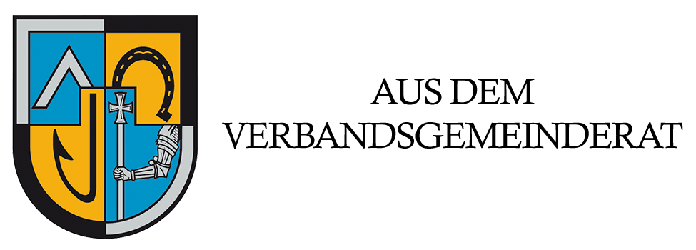  Headergrafik mit Wappen der Verbandsgemeinde und Text: "Aus dem Verbandsgemeinderat"